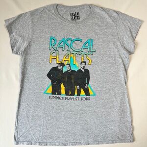 Rascal Flatts Summer Playlist Tour Concert T-Shirt in Heather Grey